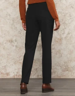 Hot Pantalon crêpe chic Droits|Pantalons