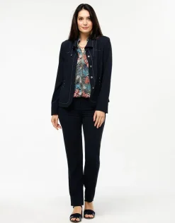 Discount Pantalon droit marine Droits|Pantalons
