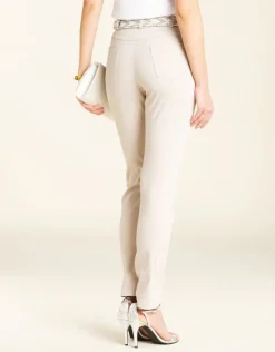 Sale Pantalon 7/8e beige Droits|Pantalons