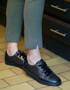 Sale Pantalon 7/8e coton kaki Slims|Pantalons