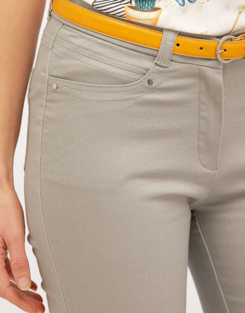 Clearance Pantalon 7/8e gris Slims|Pantalons