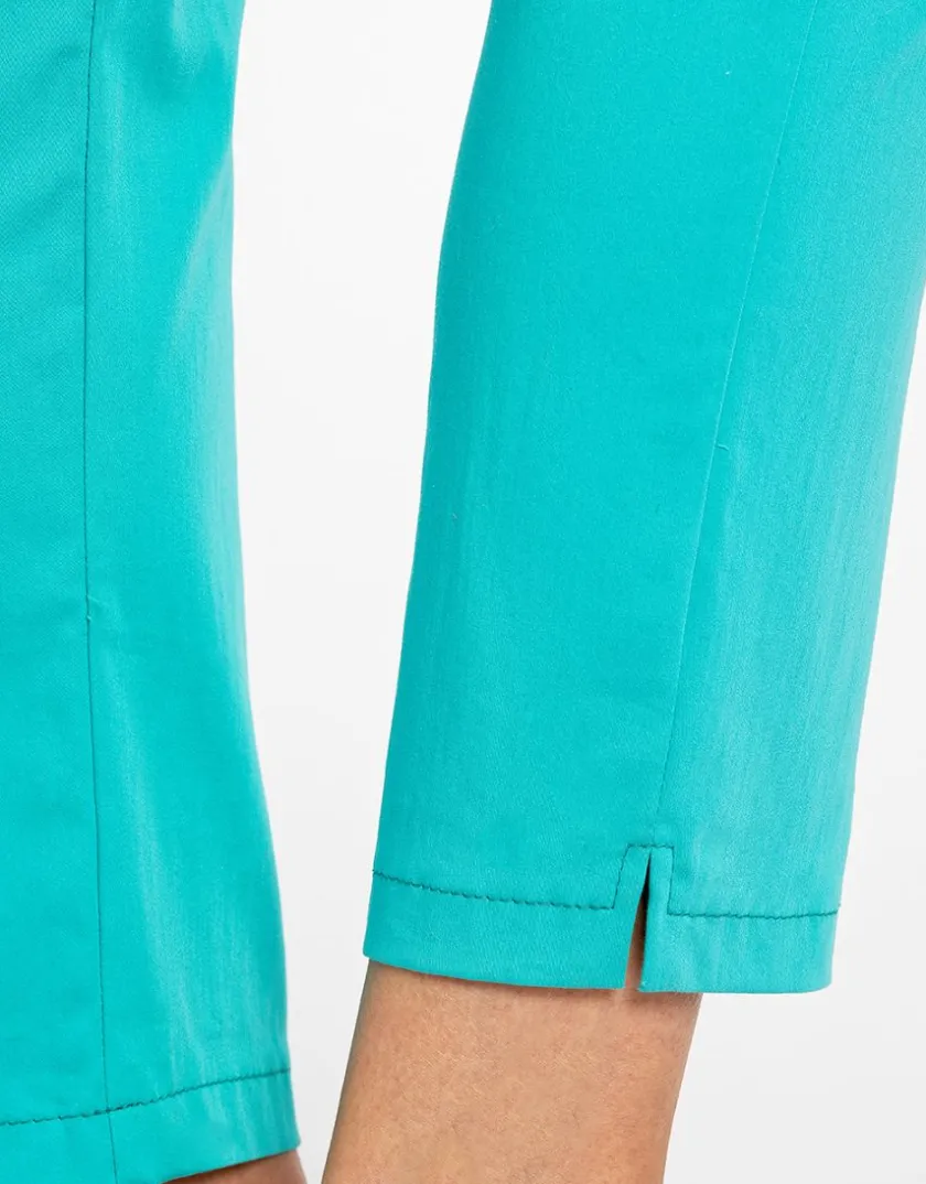 Fashion Pantalon 7/8e vert menthe Ajustés|Pantalons
