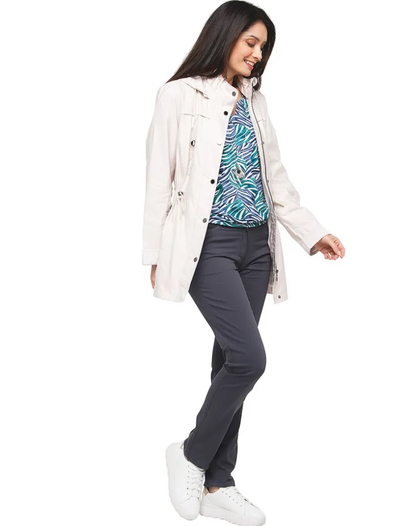 Outlet Pantalon gris foncé Droits|Pantalons