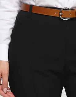 Online Pantalon habillé noir Ajustés|Pantalons