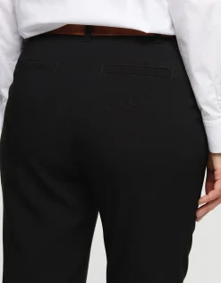 Online Pantalon habillé noir Ajustés|Pantalons