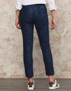 New Pantalon imprimé coton Ajustés|Pantalons