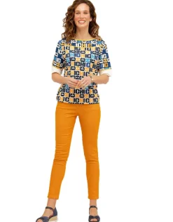 Sale Pantalon jaune stretch Slims|Pantalons