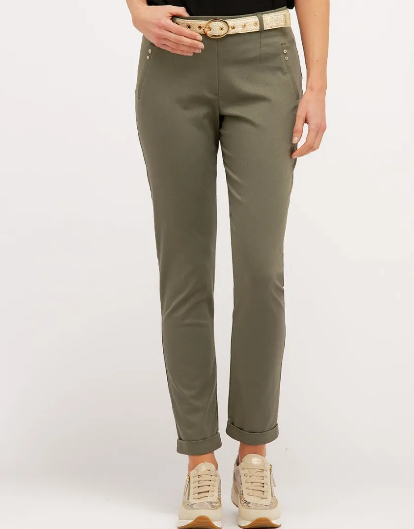New Pantalon jegging kaki Slims|Pantalons