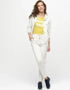 Best Pantalon jogging écru Droits|Pantalons