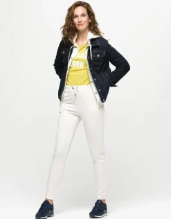 Best Pantalon jogging écru Droits|Pantalons