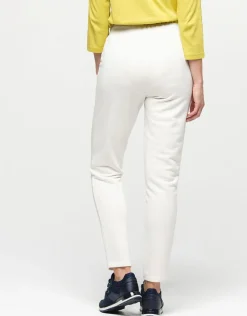 Best Pantalon jogging écru Droits|Pantalons