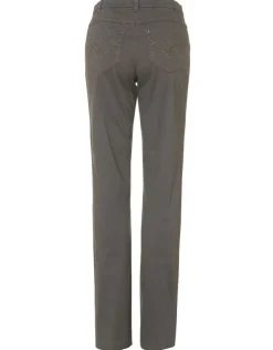 Discount Pantalon kaki en coton Ajustés|Pantalons