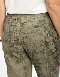 Outlet Pantalon kaki imprimé Droits|Slims