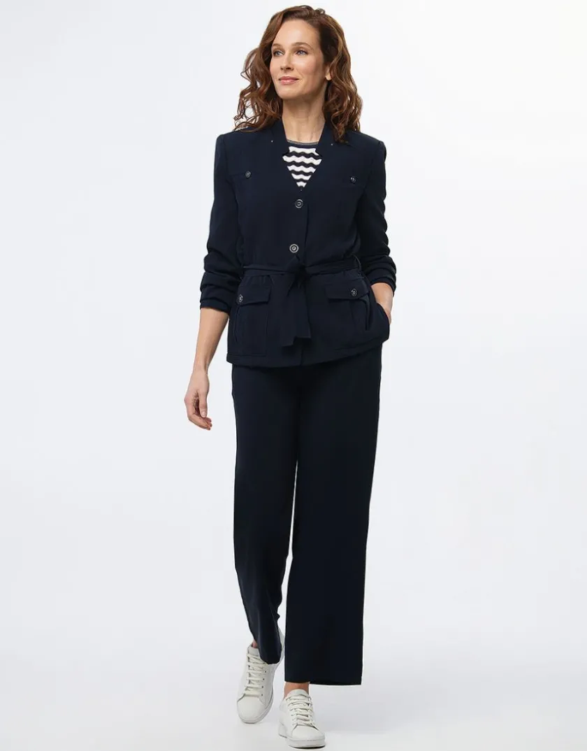 Discount Pantalon large chic bleu Larges|Pantalons
