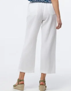 Best Pantalon lin blanc 7/8ème Larges|Pantalons
