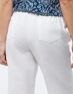 Best Pantalon lin blanc 7/8ème Larges|Pantalons