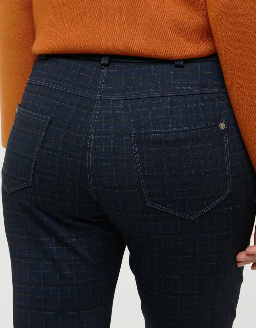 Best Pantalon milano bleu Slims|Pantalons