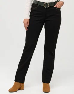 Hot Pantalon milano noir Larges|Pantalons