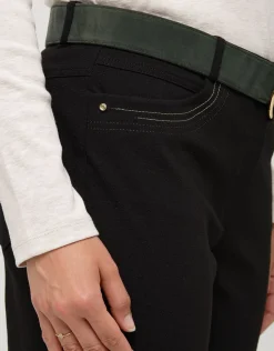 Hot Pantalon milano noir Larges|Pantalons