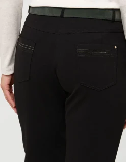 Hot Pantalon milano noir Larges|Pantalons