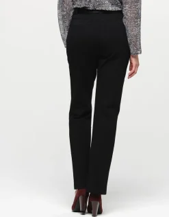 Fashion Pantalon Milano noir Larges|Droits