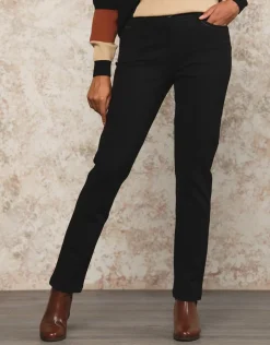 Outlet Pantalon milano noir chic Ajustés|Pantalons