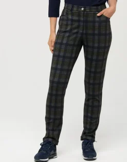 Online Pantalon milano vert Ajustés|Pantalons