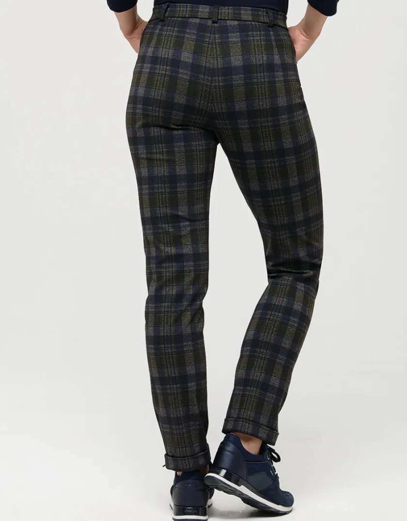 Online Pantalon milano vert Ajustés|Pantalons