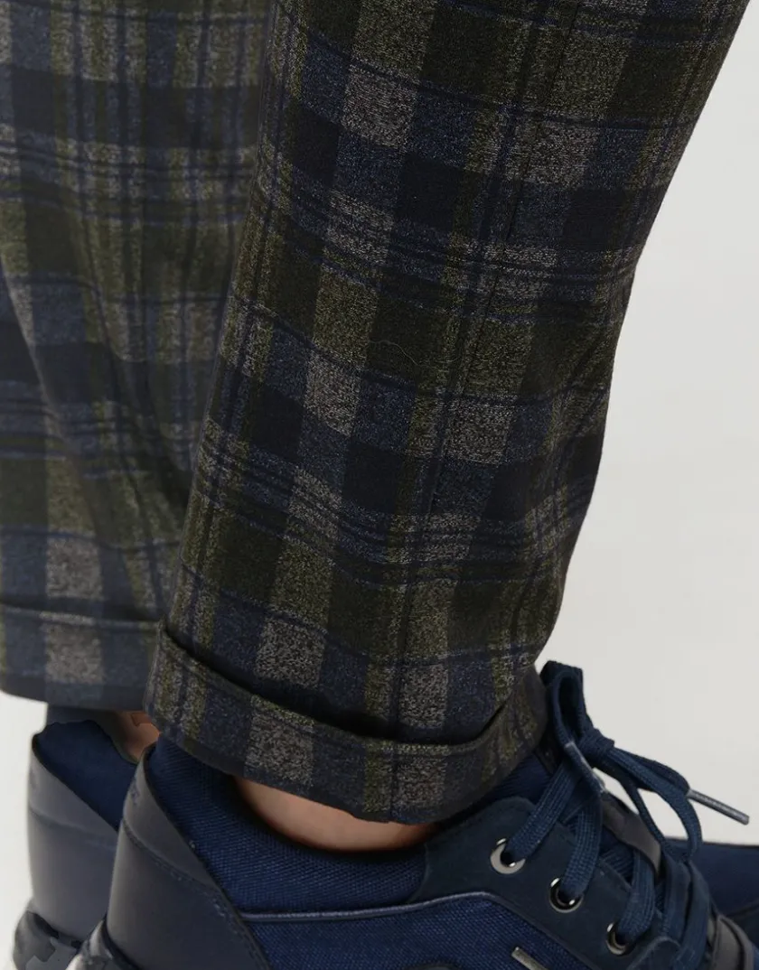 Online Pantalon milano vert Ajustés|Pantalons