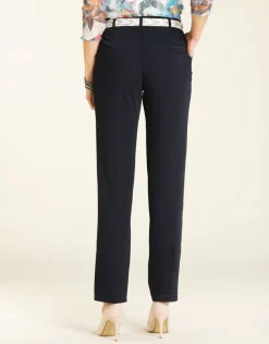 Best Pantalon navy fluide Larges|Droits