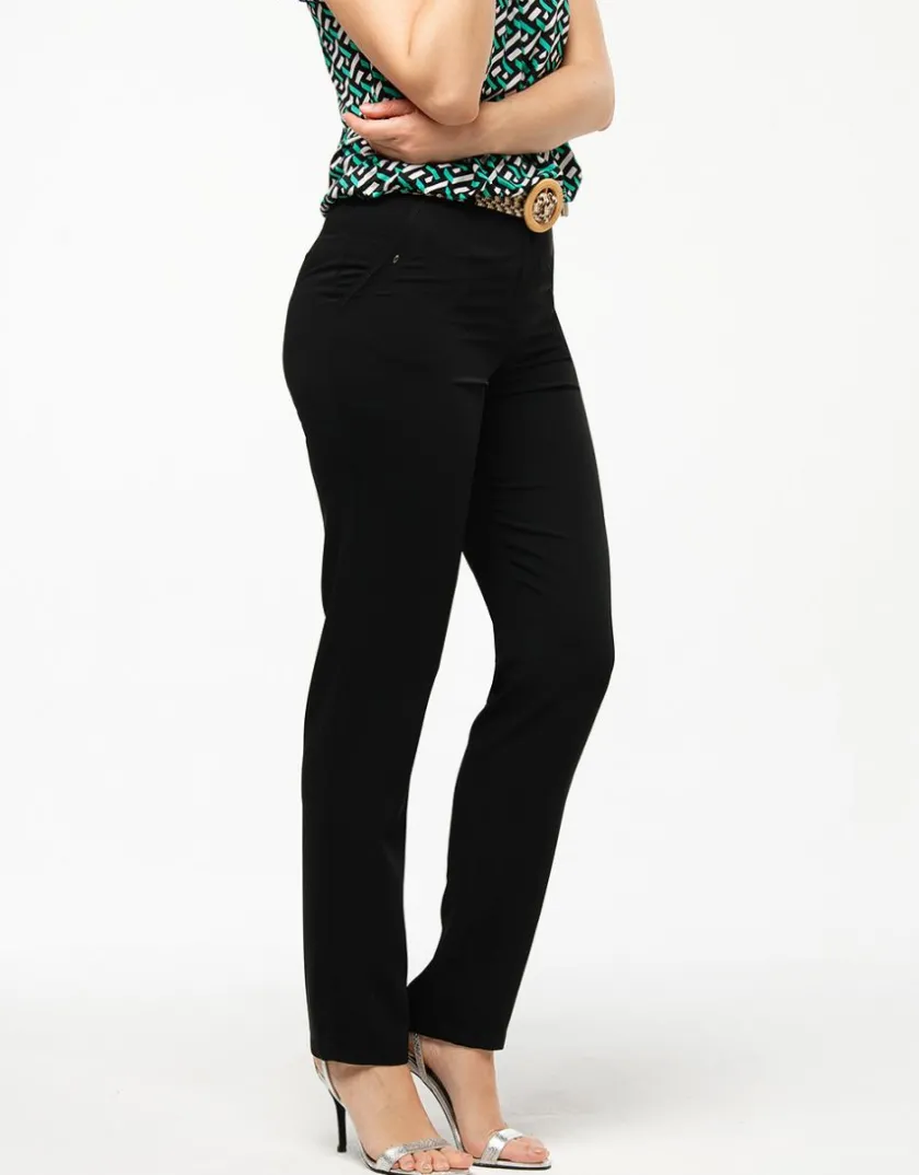 Discount Pantalon noir chic Droits|Pantalons