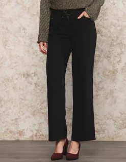 Hot Pantalon noir chic Larges|Pantalons