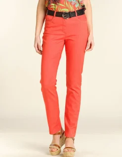Hot Pantalon rouge slim Slims|Pantalons