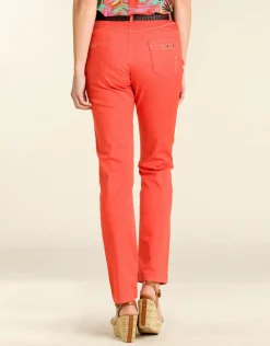 Hot Pantalon rouge slim Slims|Pantalons