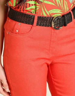 Hot Pantalon rouge slim Slims|Pantalons