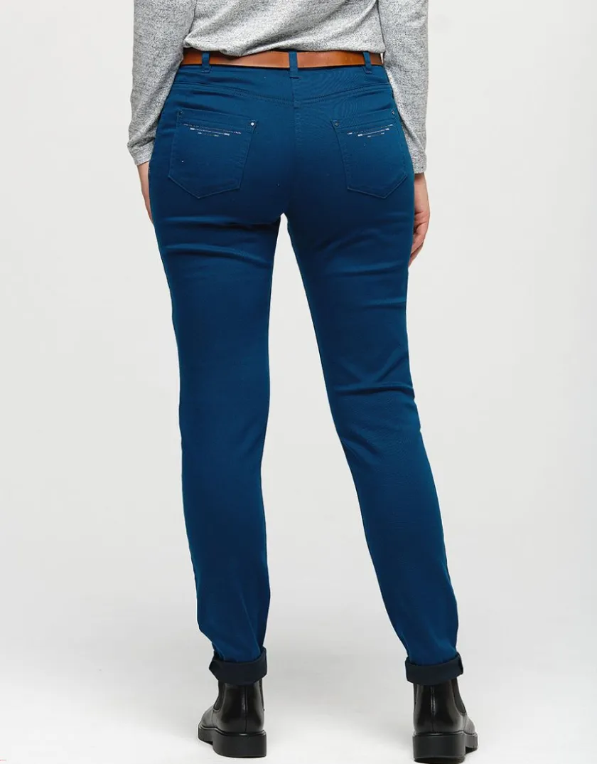 Best Pantalon slim bleu Slims|Pantalons