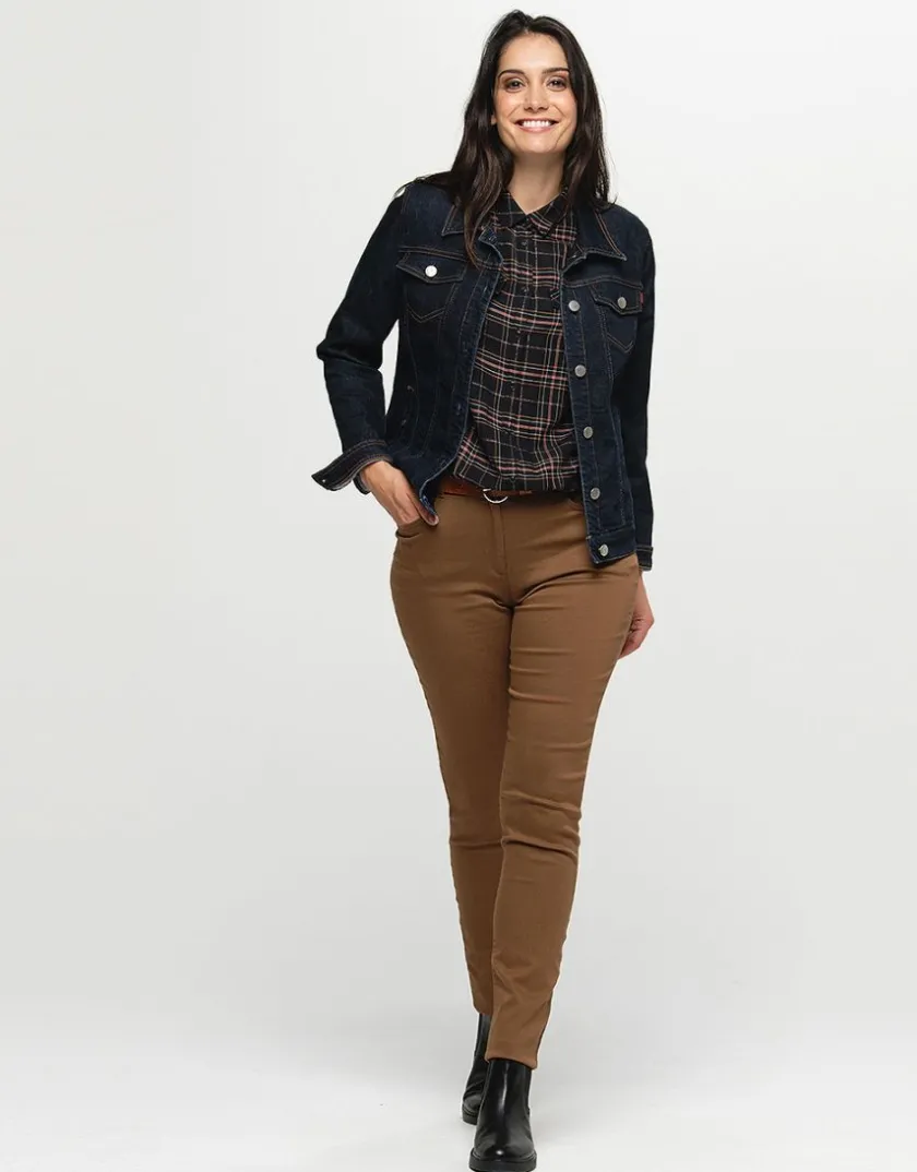 Online Pantalon slim marron Slims|Pantalons