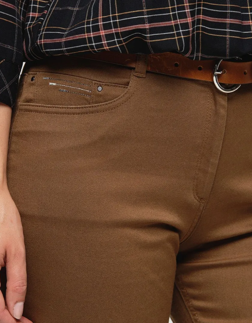 Online Pantalon slim marron Slims|Pantalons
