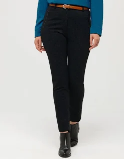 Outlet Pantalon slim motif bleu Ajustés|Slims