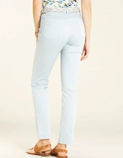 Fashion Pantalon stretch bleu Ajustés|Pantalons