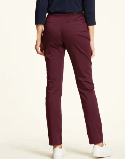 Clearance Pantalon stretch prune Ajustés|Pantalons