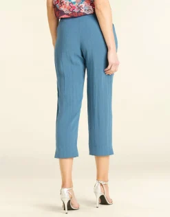 Sale Pantalon tailleur bleu Ajustés|Pantalons