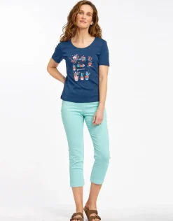 Fashion Pantalon vert stretch Pantalons