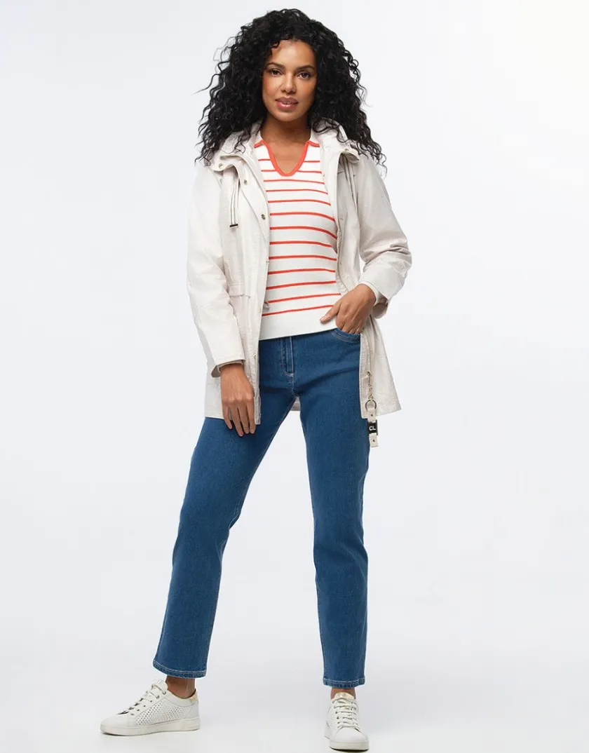 Discount Parka beige nacré Parkas|Parkas