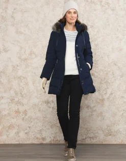 Sale Parka bleue encre Doudounes|Parkas