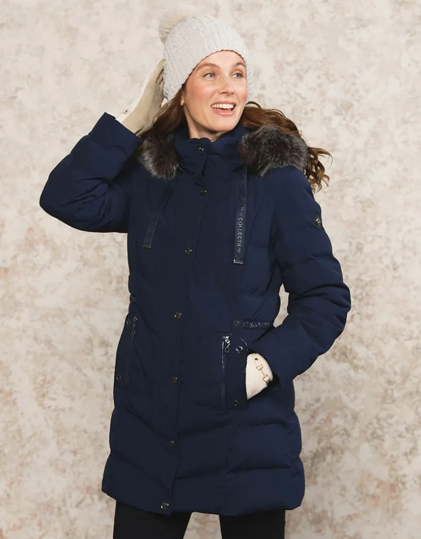 Sale Parka bleue encre Doudounes|Parkas