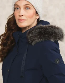 Sale Parka bleue encre Doudounes|Parkas