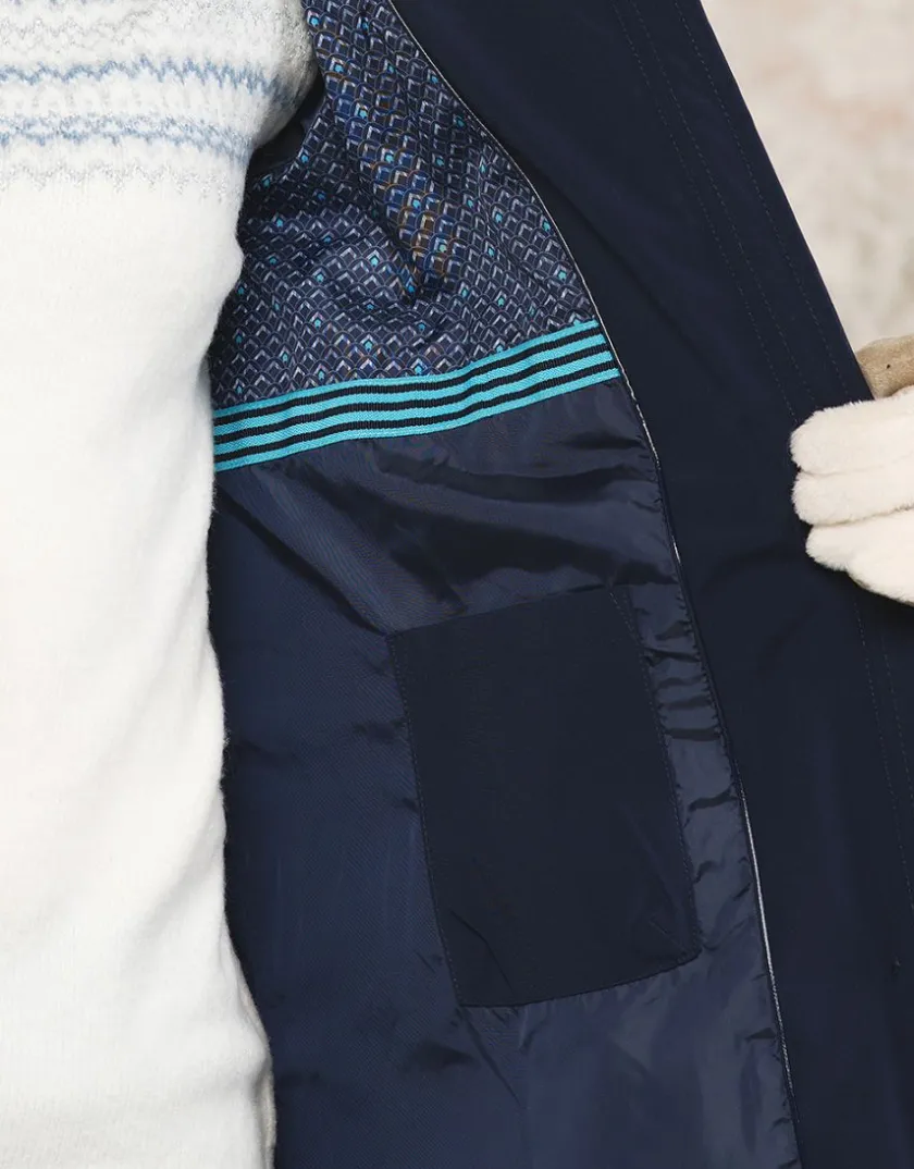 Sale Parka bleue encre Doudounes|Parkas