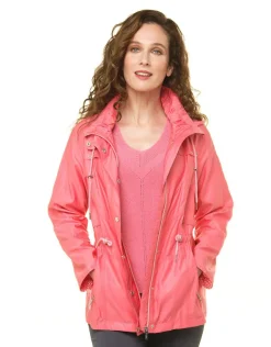 Best Parka courte rouge corail Parkas|Parkas