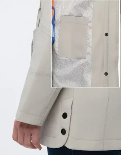 Clearance Parka gris clair Parkas|Parkas